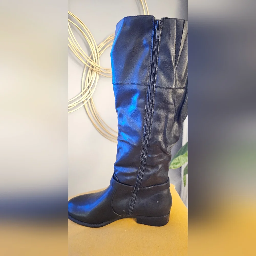 Nine West Black Over-the-Knee Riding Boots